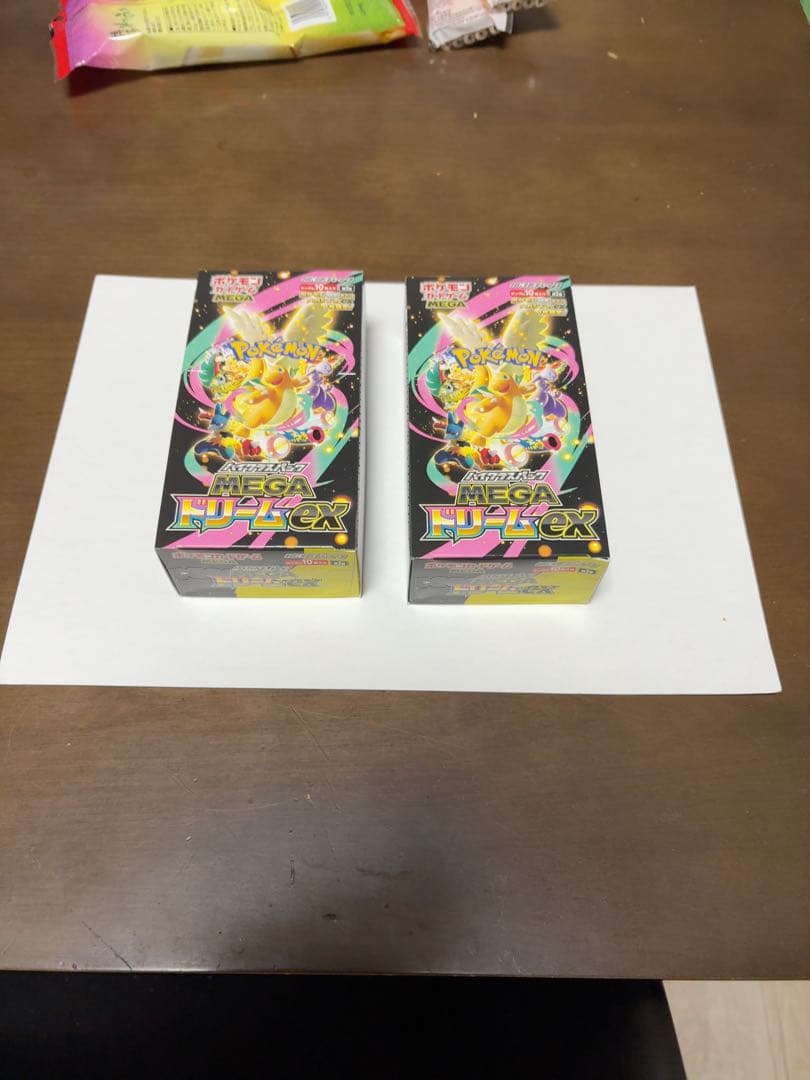 ポケモンカード メガドリームEX 2BOX シュリンク無し