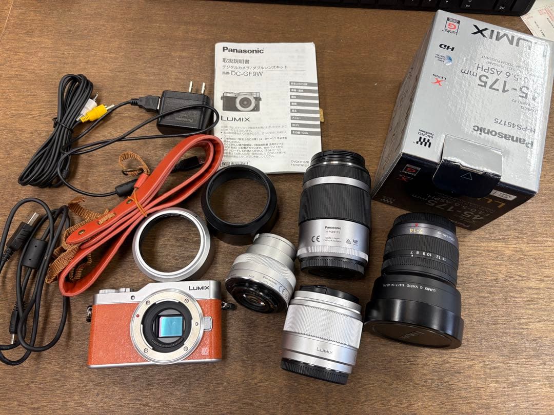 Panasonic LUMIX DC-GF9W レンズ4点　広角ズームレンズ付き