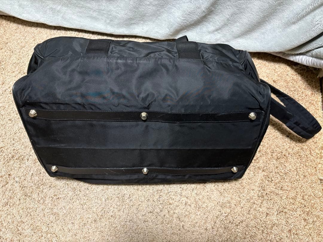 南京錠付き　PRADA プラダ ボストンバッグ