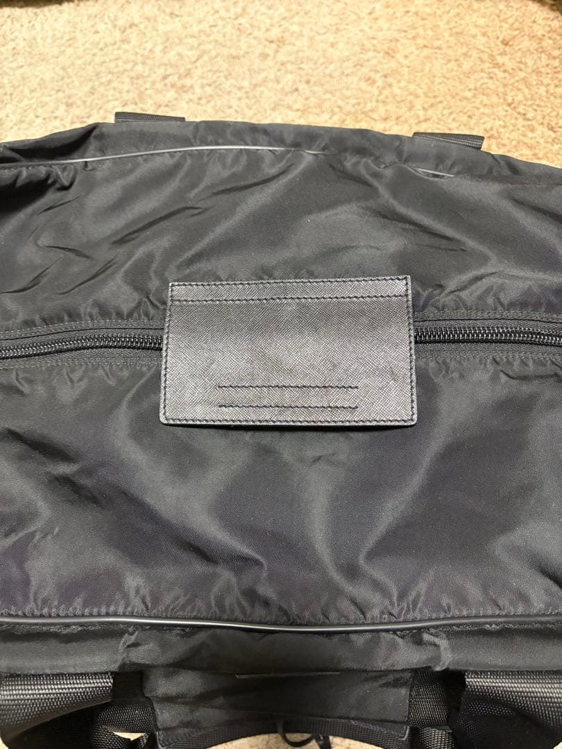 南京錠付き　PRADA プラダ ボストンバッグ