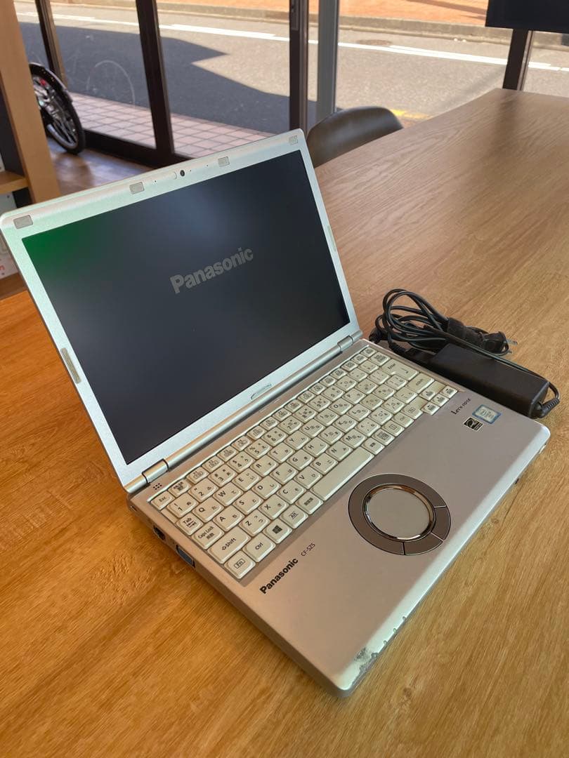 【ジャンク】Panasonic CF-52 ノートPC シルバー ACアダプタ付
