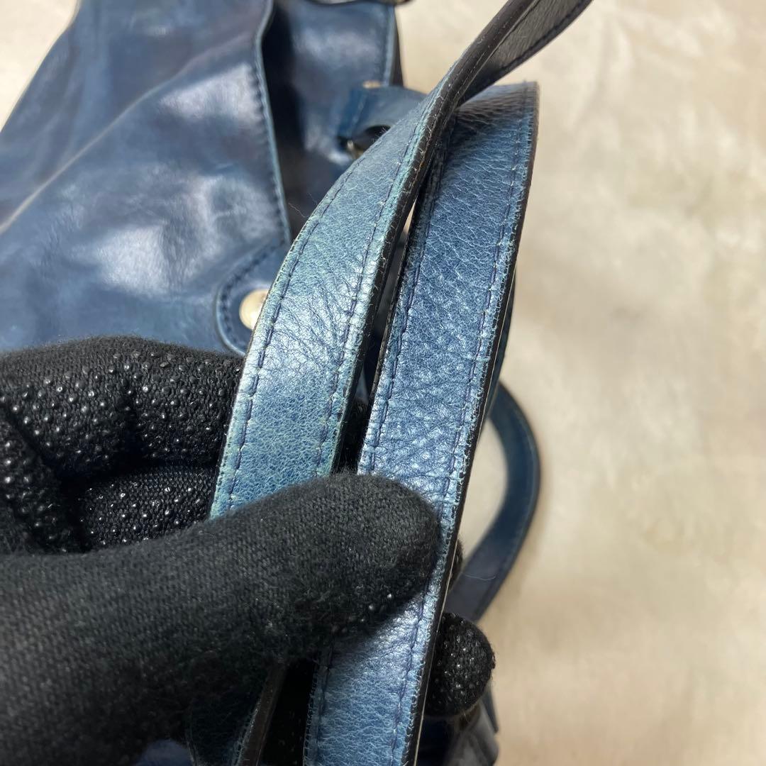 希少色✨ダニエルアンドボブ クロドーロ 2way 大容量 レザー トートバッグ