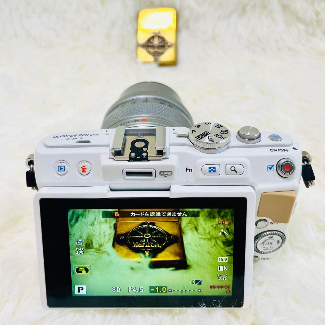 美品　ミラーレス一眼　OLYMPUS E-PL5 電動パンケーキレンズ付き