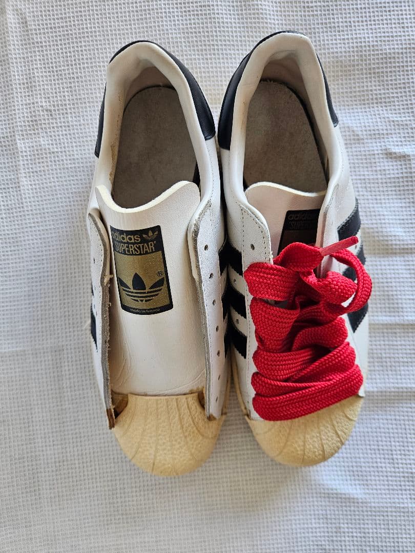 1980s　フランス製adidas スーパースター箱付き金ベロ