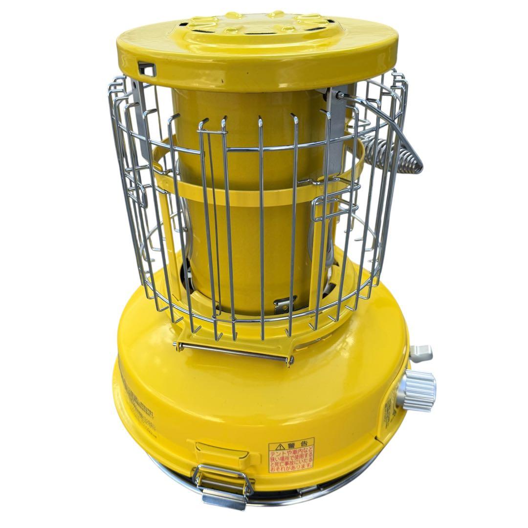 【美品】アラジン ポータブルガスストーブ イエロー SAG-BF02