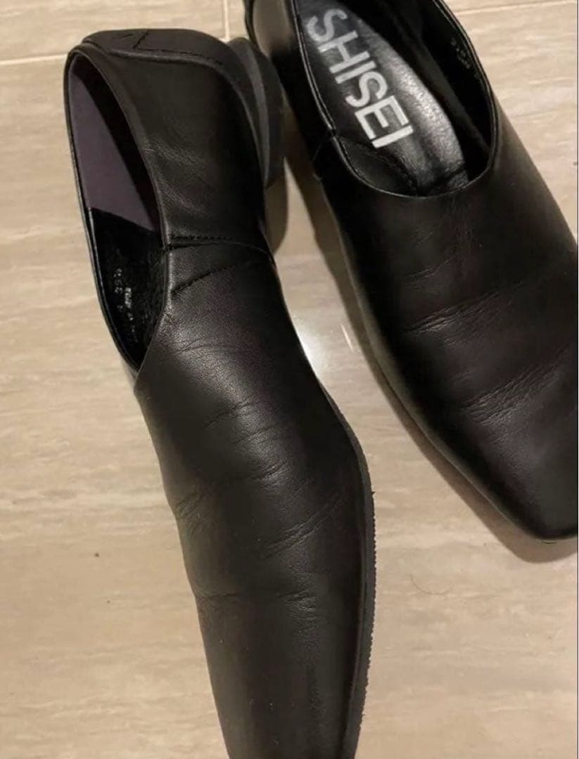 SHISEI ブラックパンプス 35½