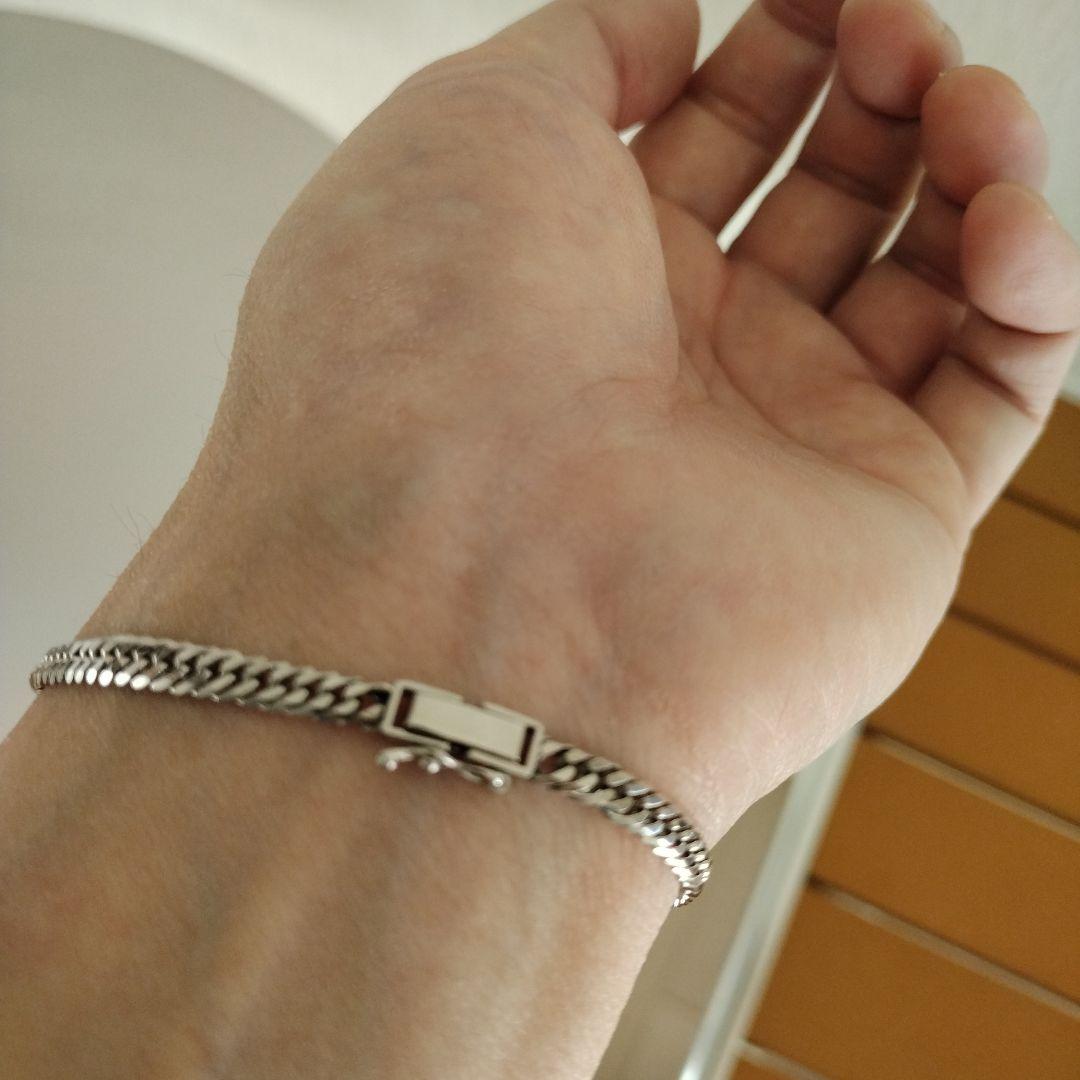 24日に一旦終了！pt850喜平ブレスレット 9.5グラム　保証書つき