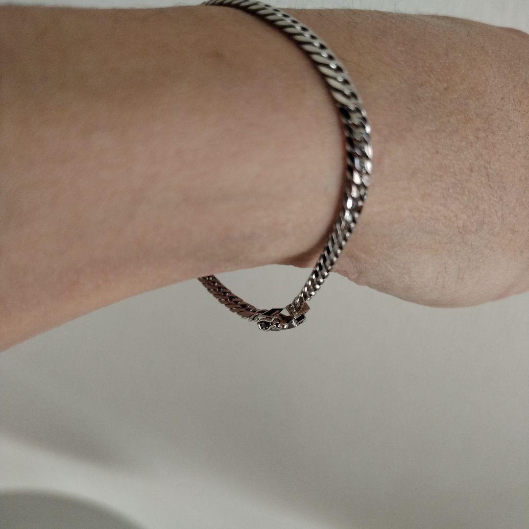 24日に一旦終了！pt850喜平ブレスレット 9.5グラム　保証書つき