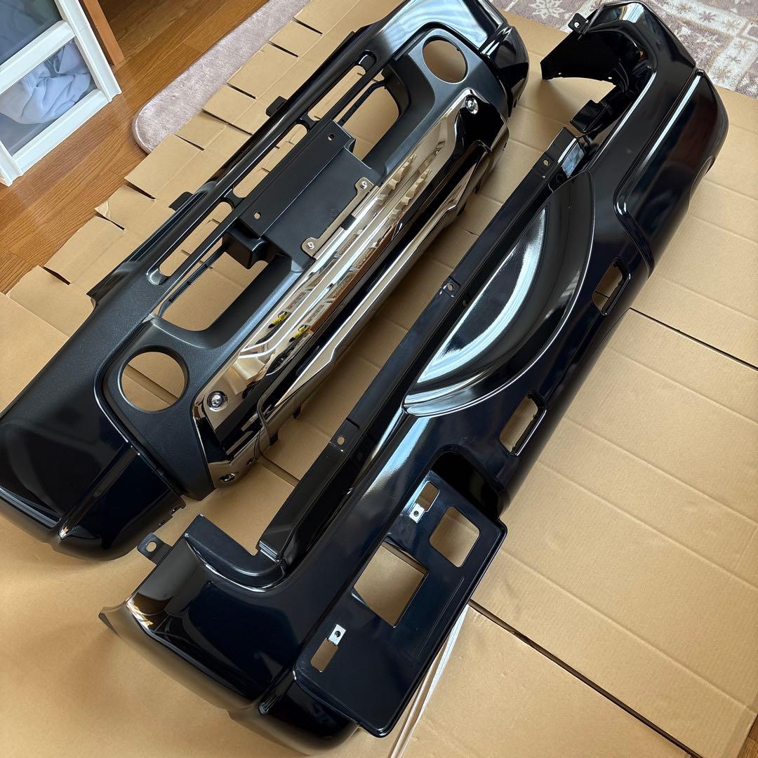 ジムニーjb23ランドベンチャー10型　純正前後バンパー