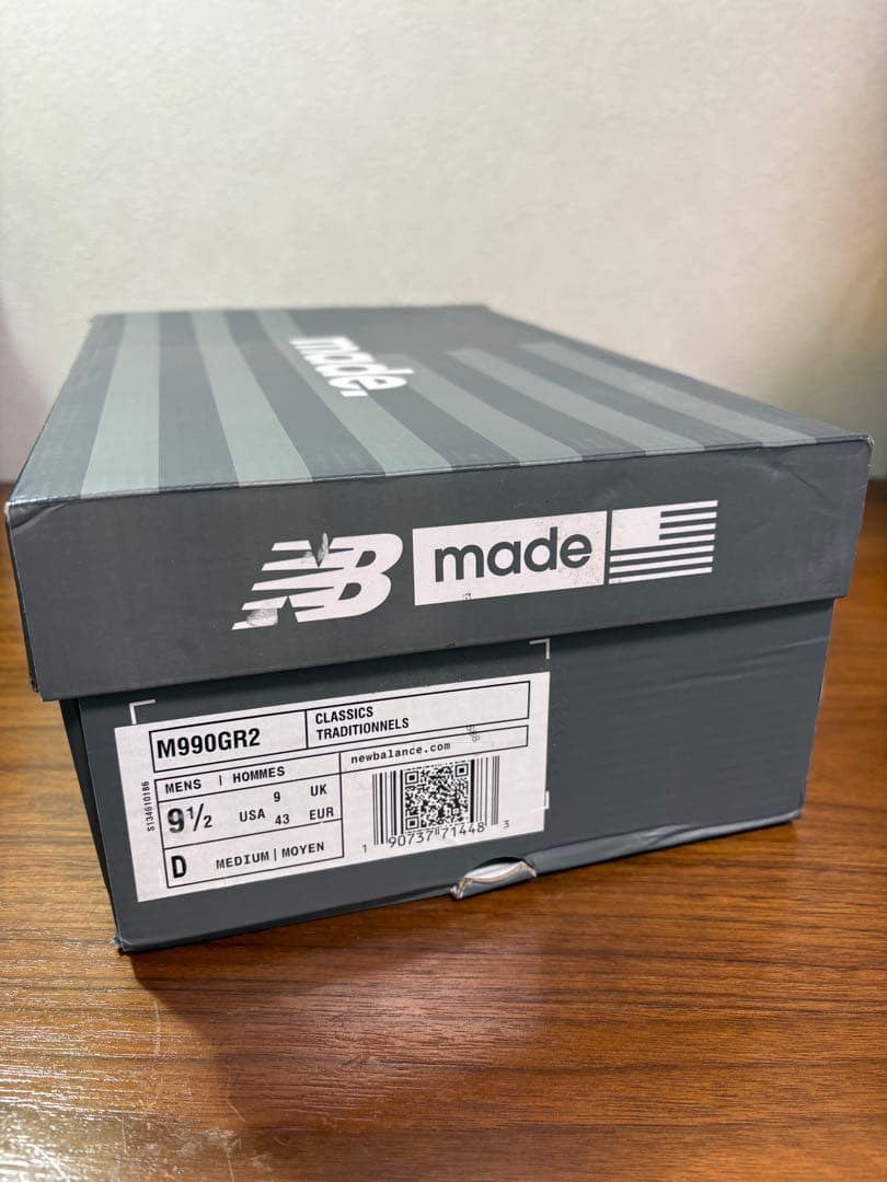 メ*郎様 New Balance 990 M990GR2 9.5 ニューバランス