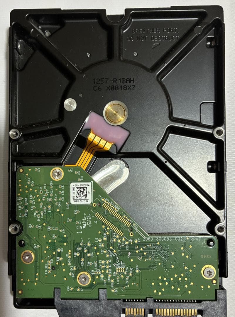 WD Blue 4TB HDD 5400rpm SATA6G 稼働12810h