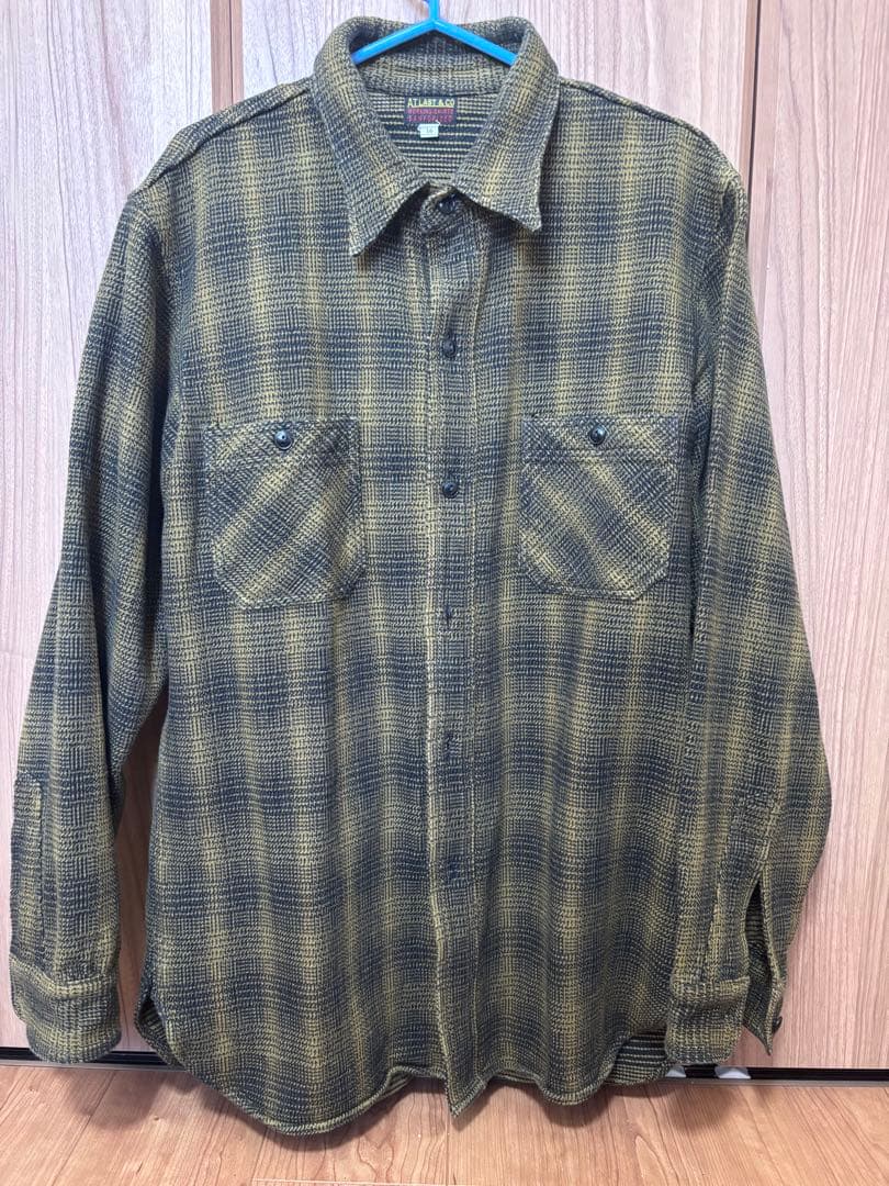 AT LAST & CO 長袖ネルシャツ 16サイズ