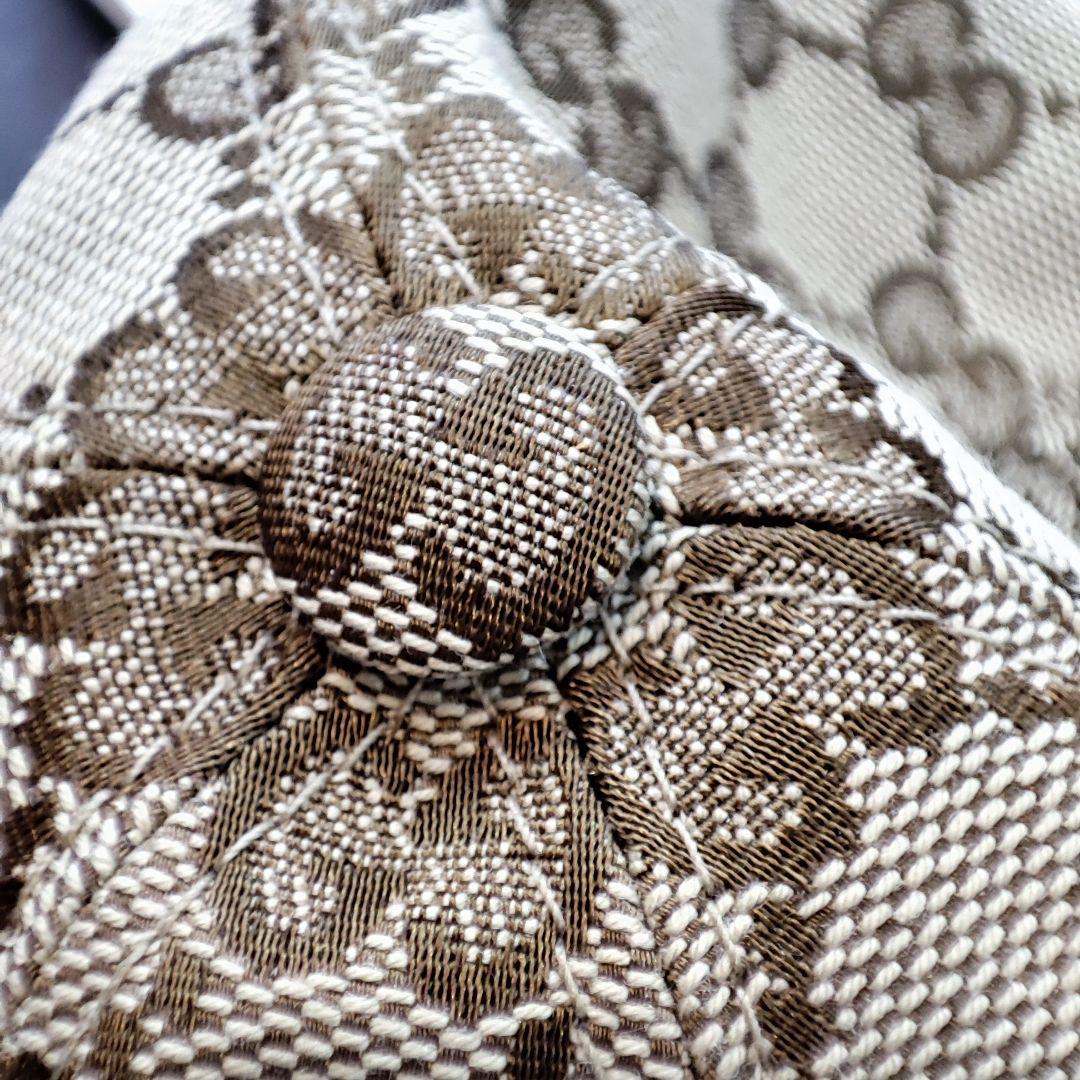 【GUCCI 未使用】グッチチルドレンズ オリジナルGG キャップ 54cm