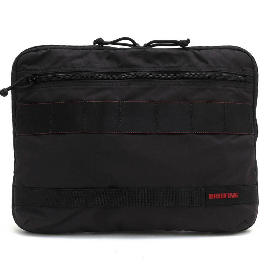 【美品】BRIEFINGブリーフィング クラッチバッグ　ブラック