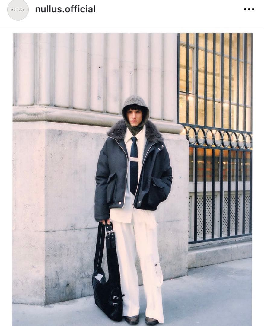 小物 NULLUS 24aw DRAPED BALACLAVA