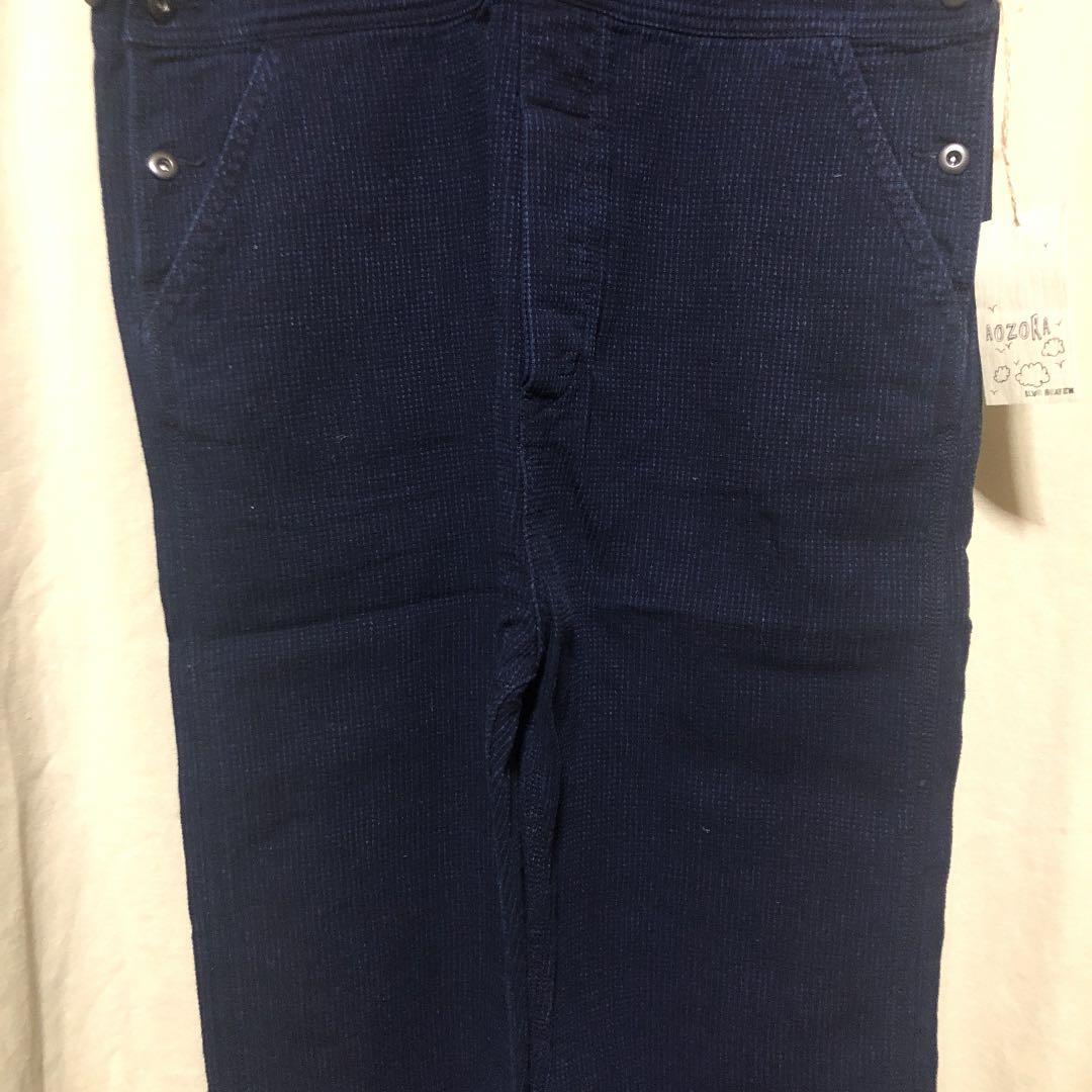 go slow caravan ゴースローキャラバン 刺子　オーバーオール　新品