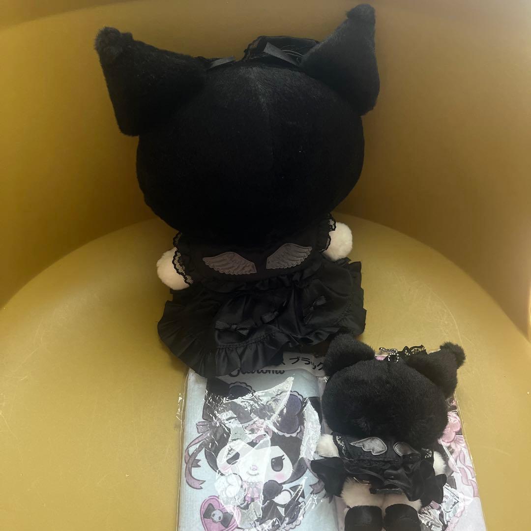 真夜中のメロクロ クロミ ぬいぐるみ & マスコットホルダー　おまけ付き