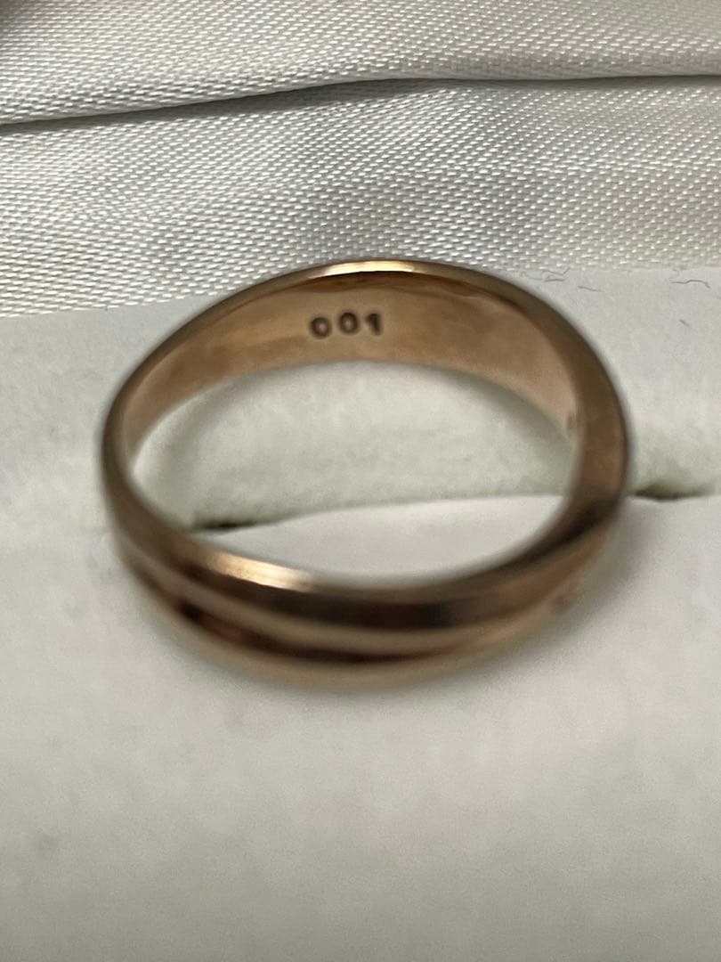 K10PGクロスデザインリング