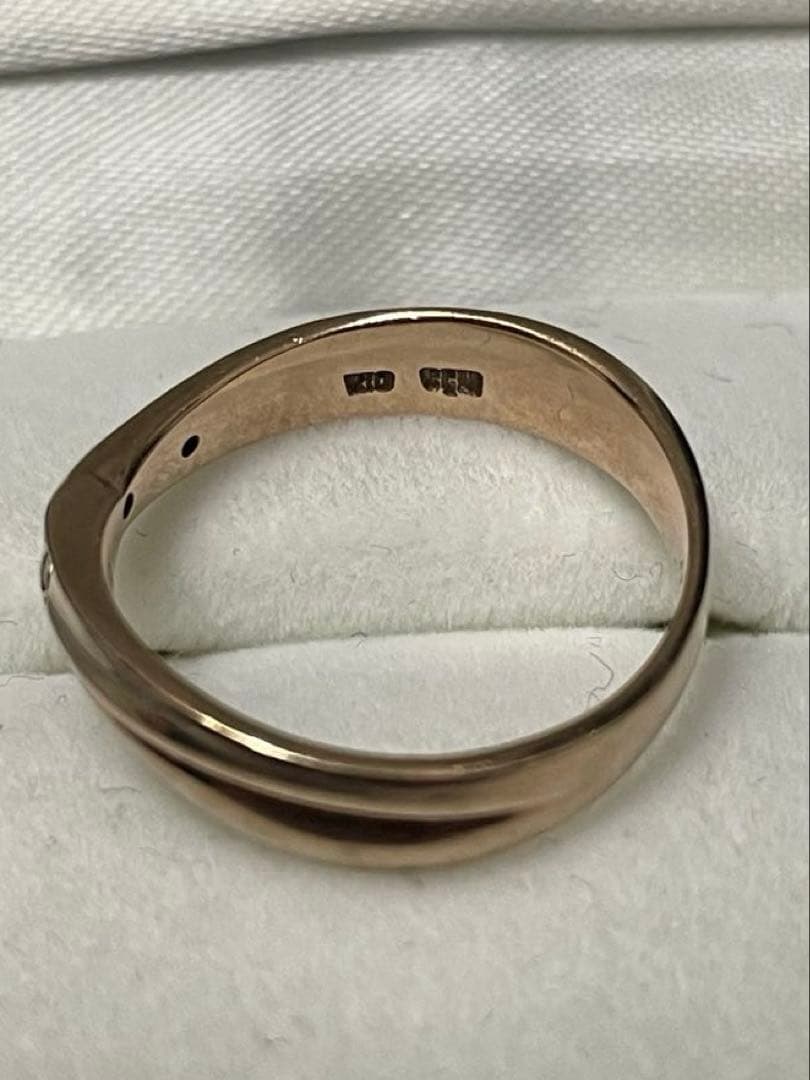 K10PGクロスデザインリング