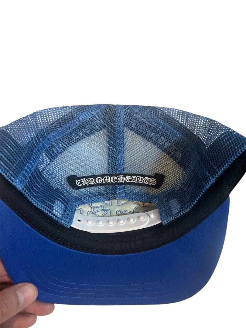 Chrome Hearts クロスパッチキャップ ブルー×ホワイト 新品