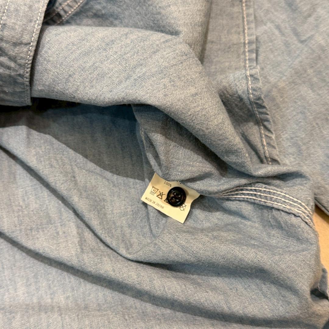 25aw 新品 MASSES マシス シャンブレーワークシャツ M