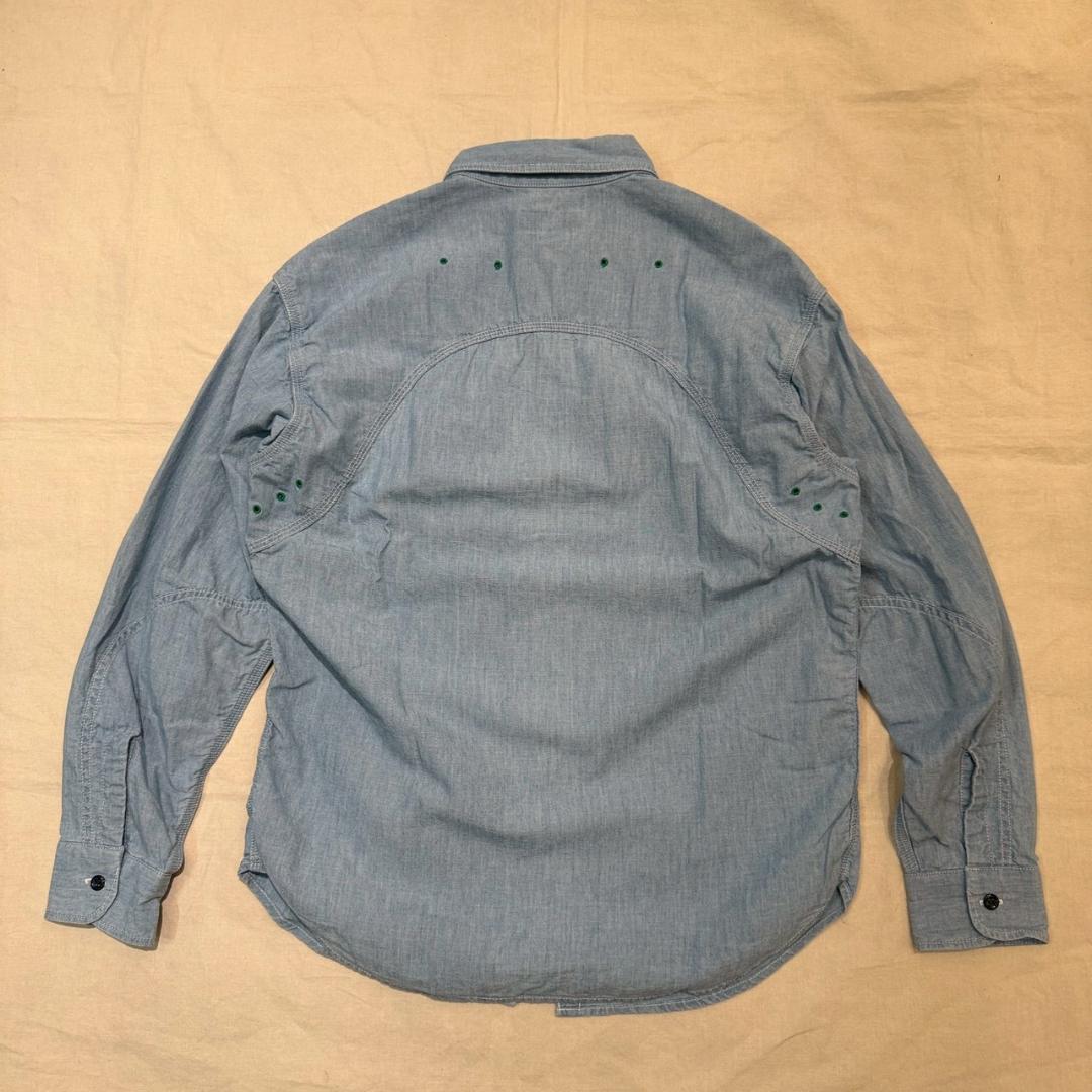 25aw 新品 MASSES マシス シャンブレーワークシャツ M