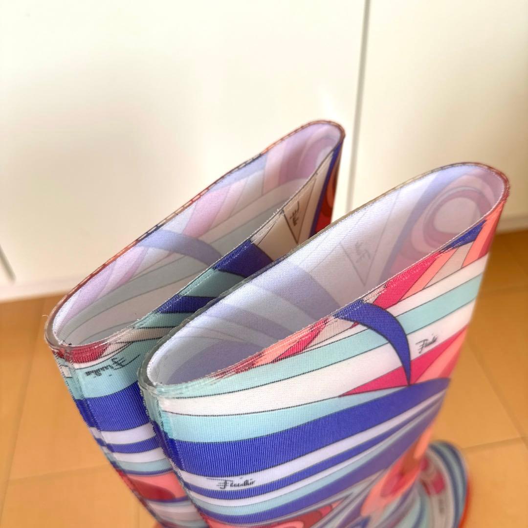 エミリオプッチ　カラフルグラフィックラバーブーツ