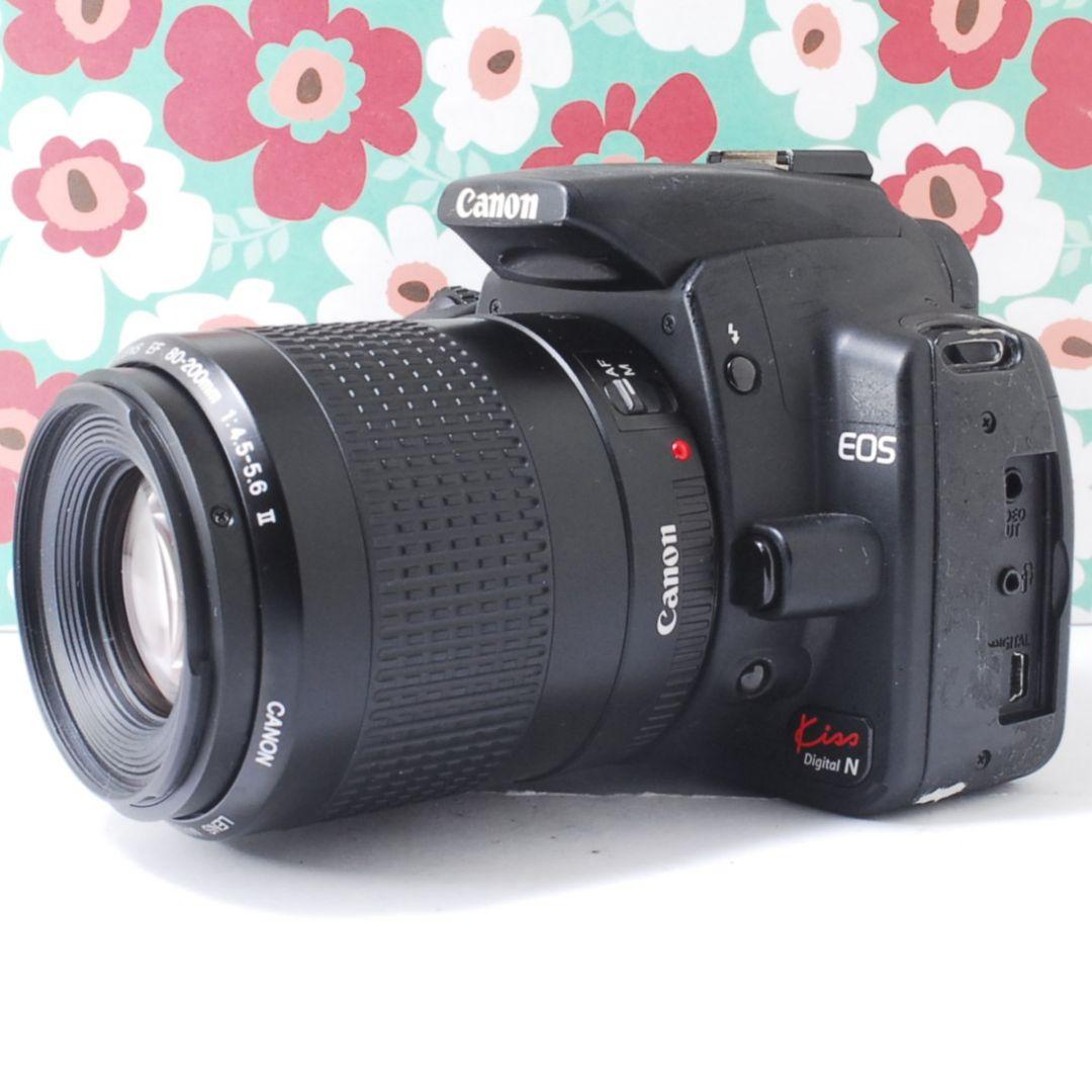 ❤初心者にオススメ❤Canon kiss N❤スマホに転送❤望遠レンズ❤