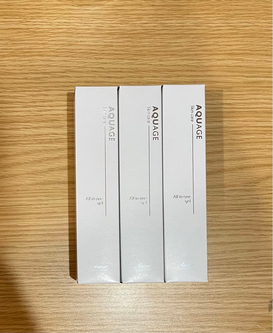 アクアージュ　新品　3本　オールインワンジェル　化粧品　美容