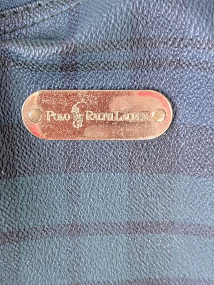 POLO RALPH LAUREN ボストンバッグ 中型　鍵付 2way PVC