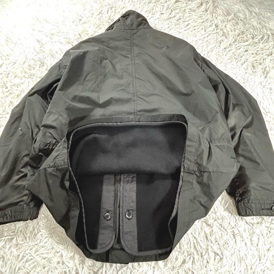 ATON VENTILE NYLON SHORT MODS COAT 02 黒