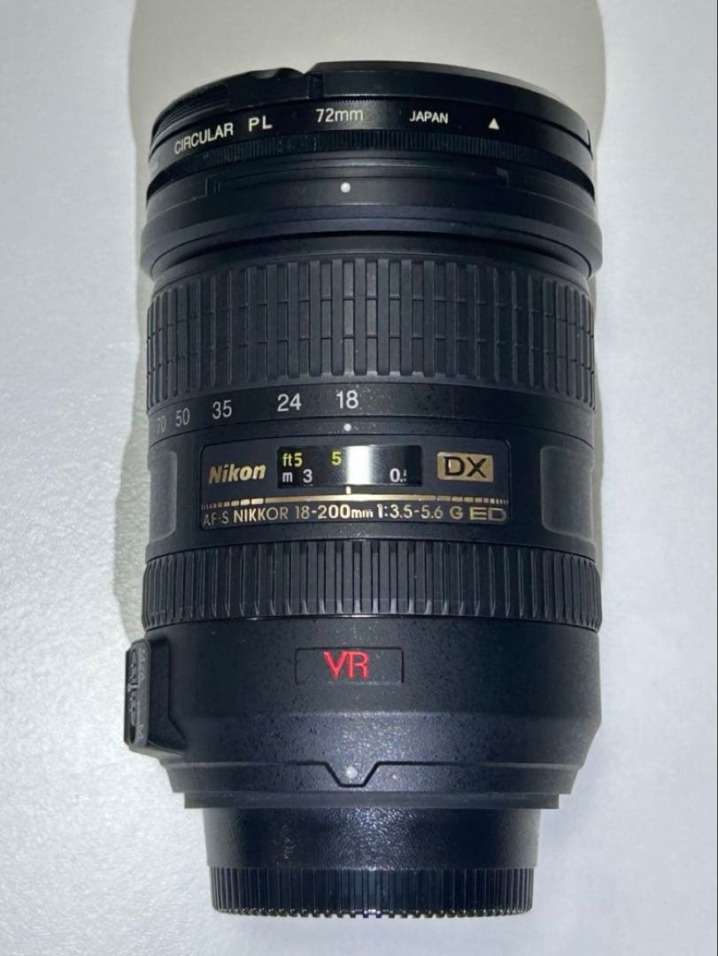 Nikon 18-200mm f/3.5-5.6G ED VR ズームレンズ