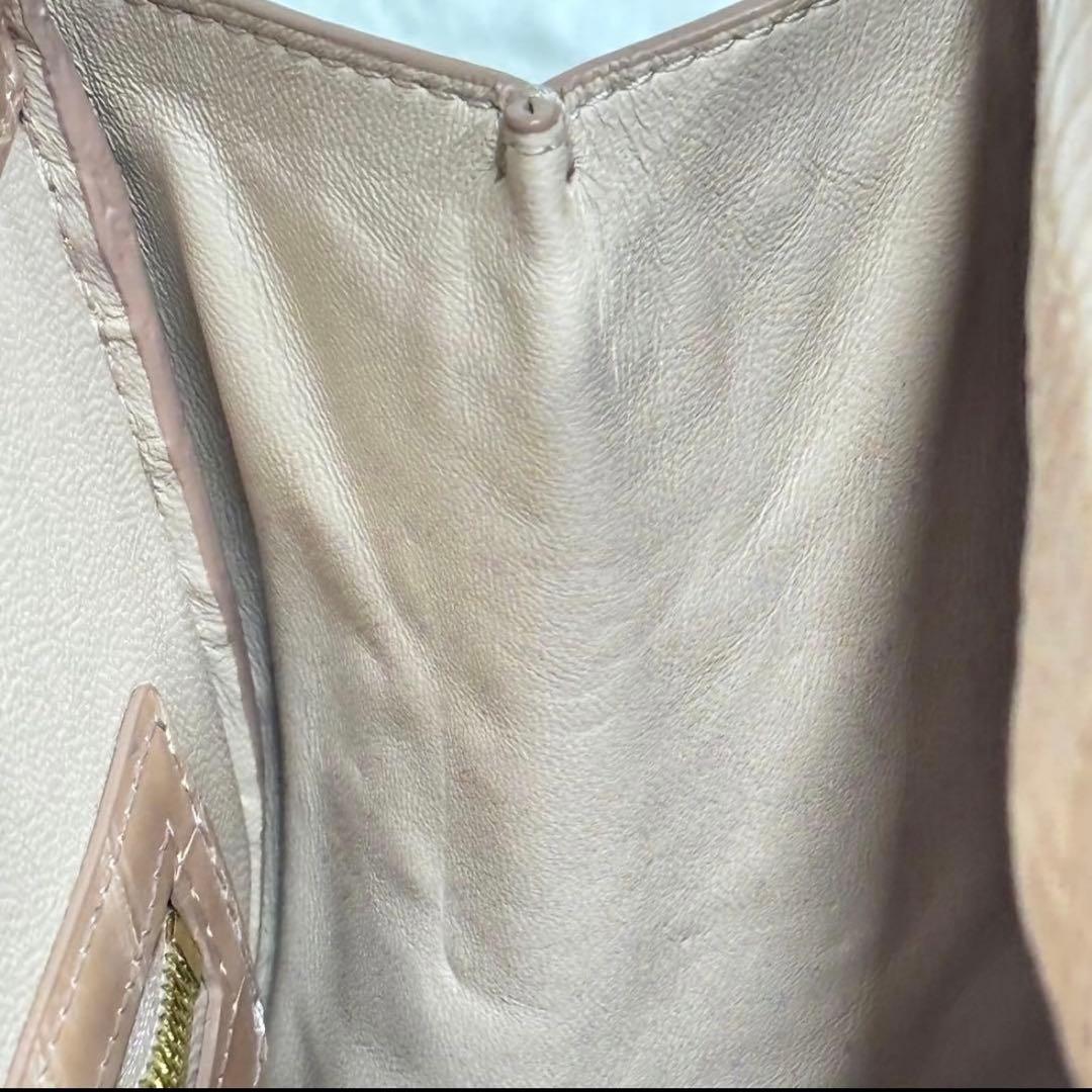 クロコダイル ハンドバッグ 2WAY ショルダーバッグ　シャイニング　アルムコ