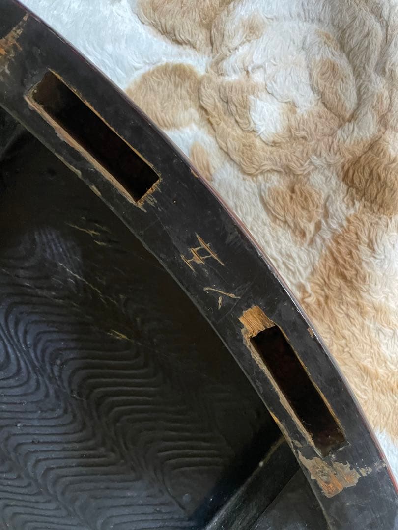 【再値下げ！】鎌倉彫 ちゃぶ台 昭和レトロ