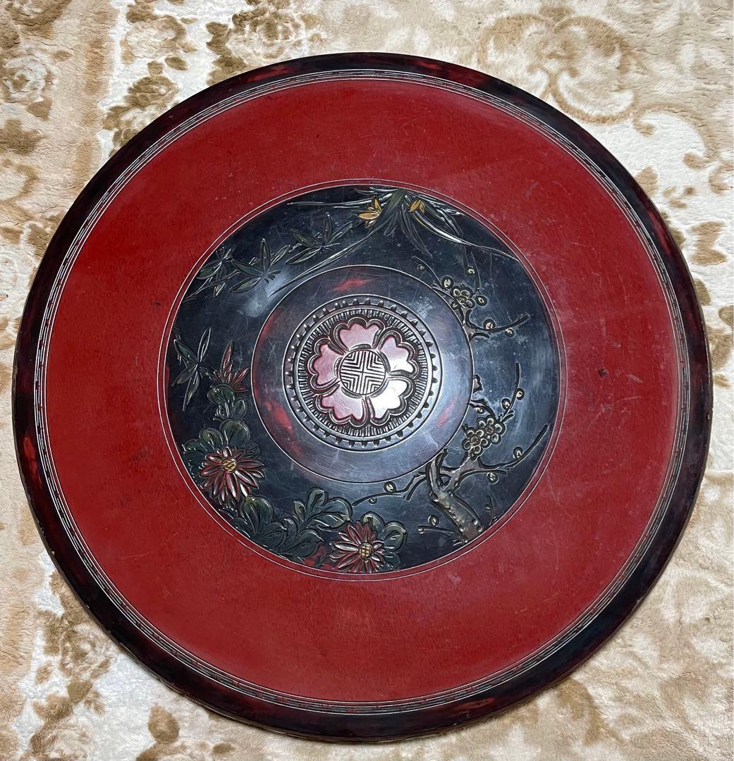 【再値下げ！】鎌倉彫 ちゃぶ台 昭和レトロ