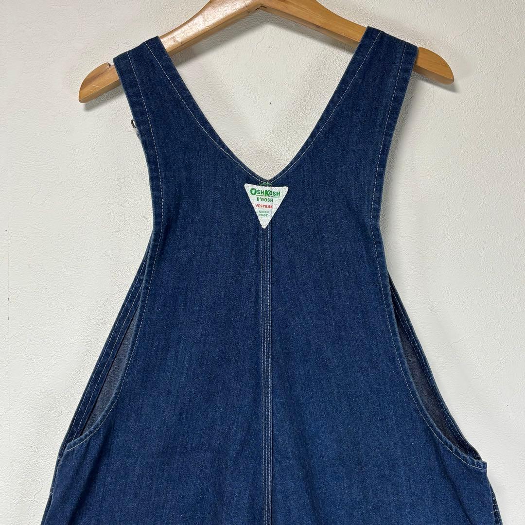 70s オシュコシュ オーバーオール デニム パンツ ペインター ワーク 作業着
