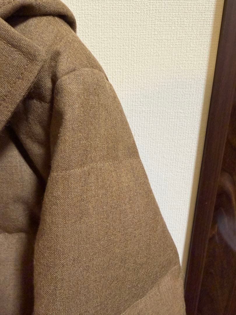 マッキントッシュロンドン　ウールダウンジャケット　コート　ブラウンベージュ　38
