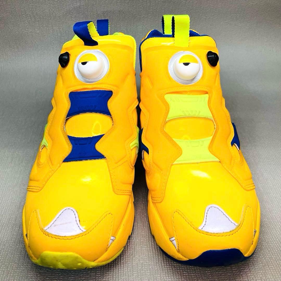 【希少美品】Reebok27.5㌢ポンプフューリーミニオンズ　FY3404 黄色