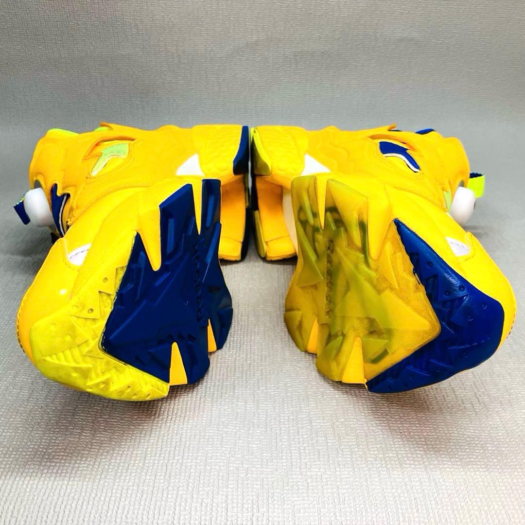 【希少美品】Reebok27.5㌢ポンプフューリーミニオンズ　FY3404 黄色