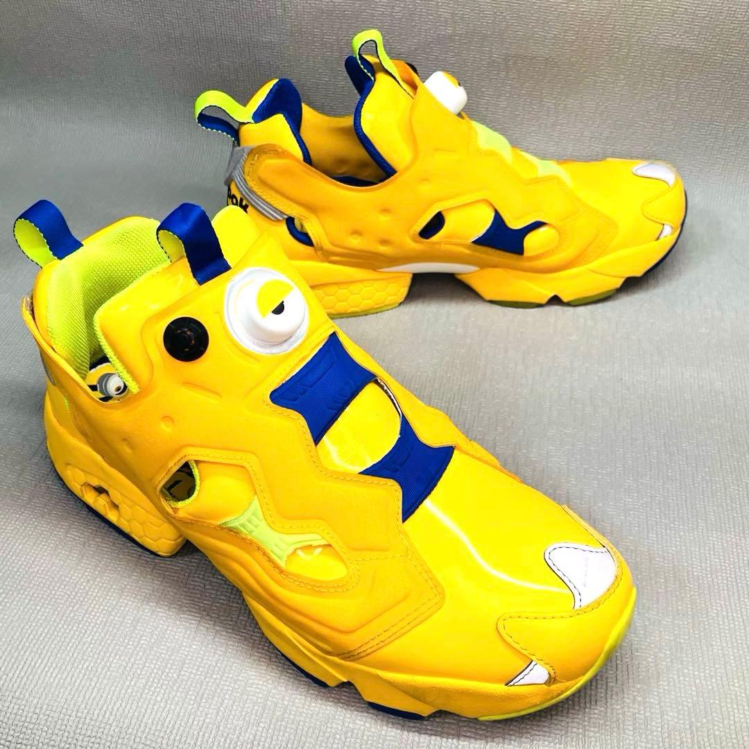 【希少美品】Reebok27.5㌢ポンプフューリーミニオンズ　FY3404 黄色