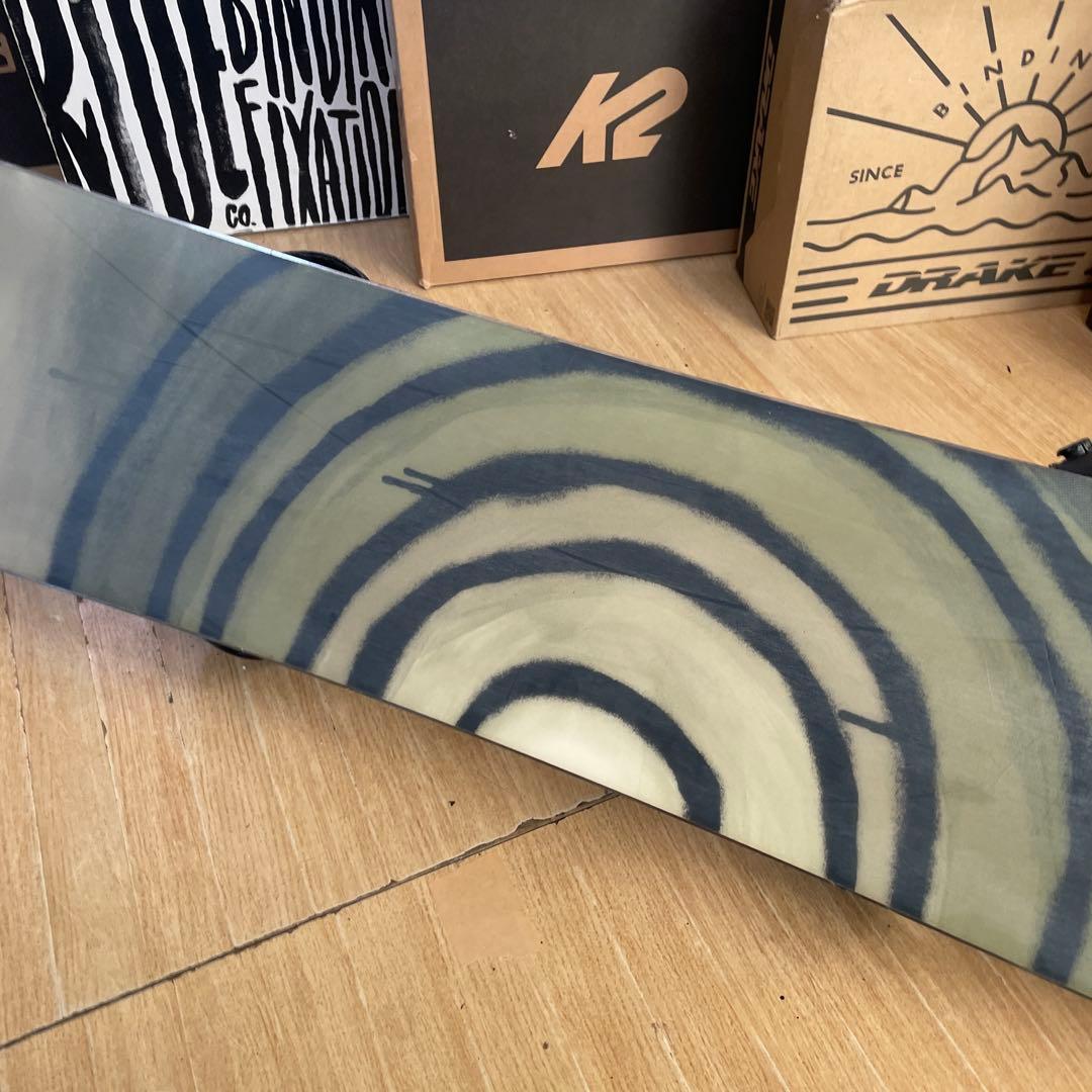 BURTON　バートン　カスタムバインディング付スノーボードセット　CUSTOM