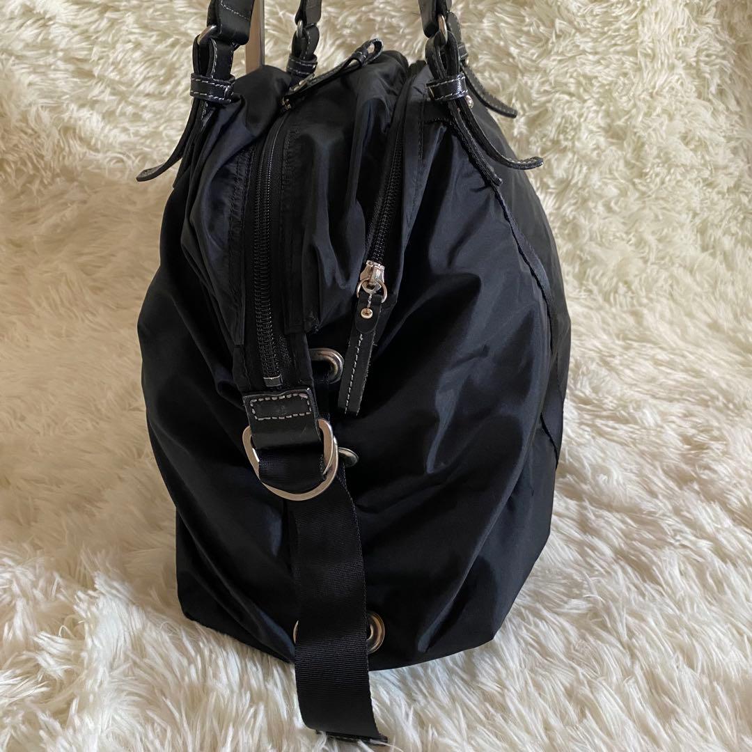 【大人気】\早い者勝ち/ agnes b ボストン バッグ ブラック