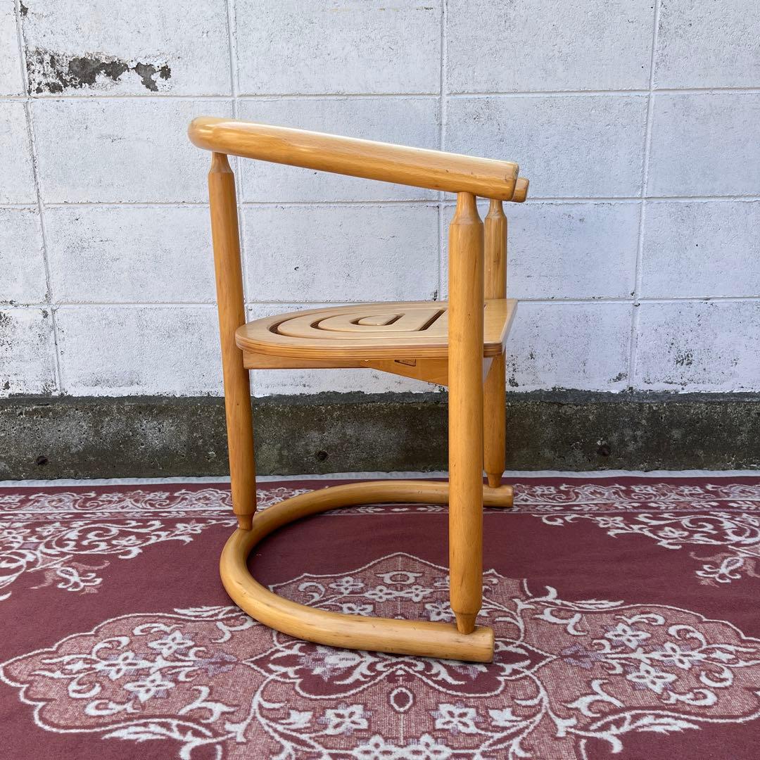 古家具ビンテージ品◾️National 木製家具 アームチェア 木製チェア