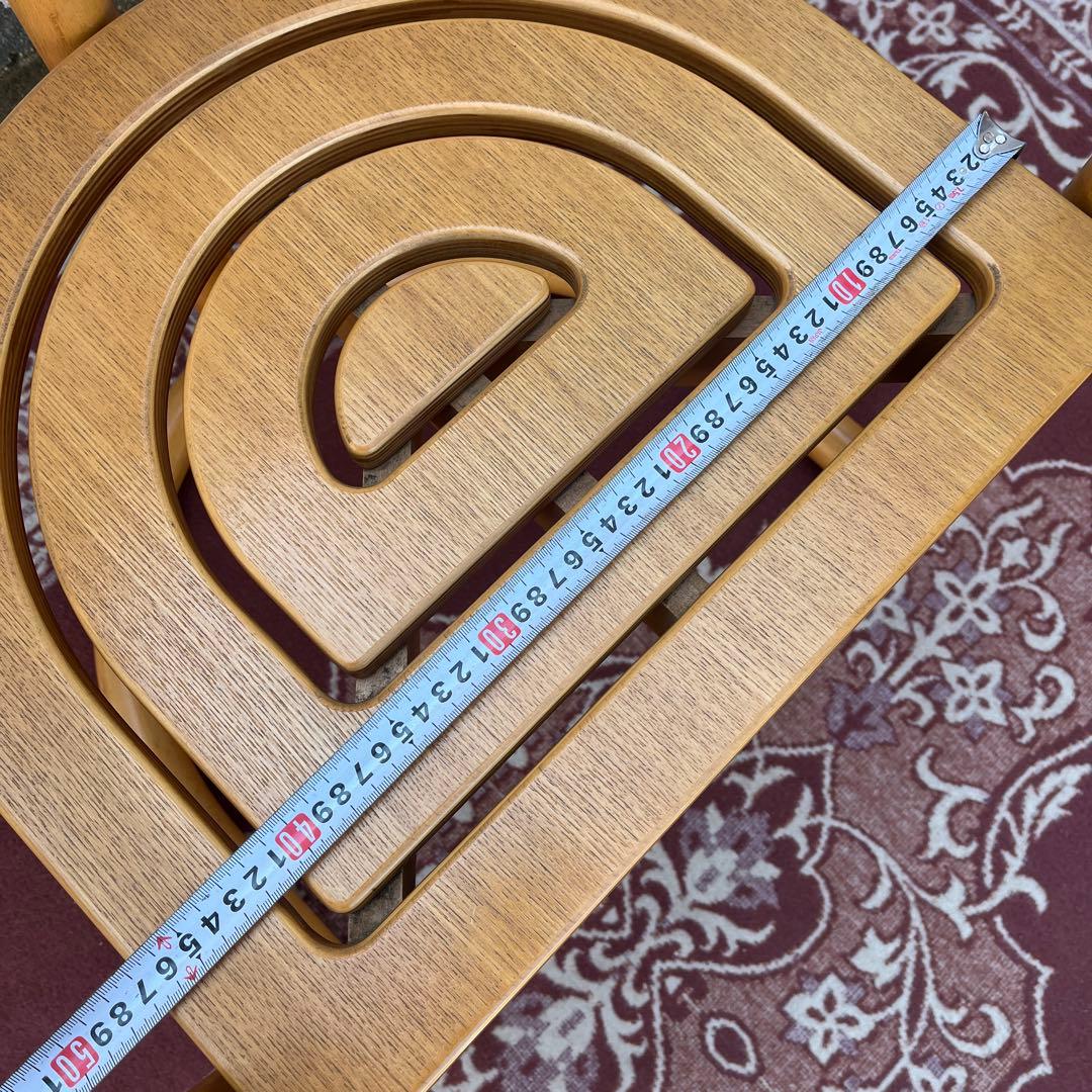 古家具ビンテージ品◾️National 木製家具 アームチェア 木製チェア