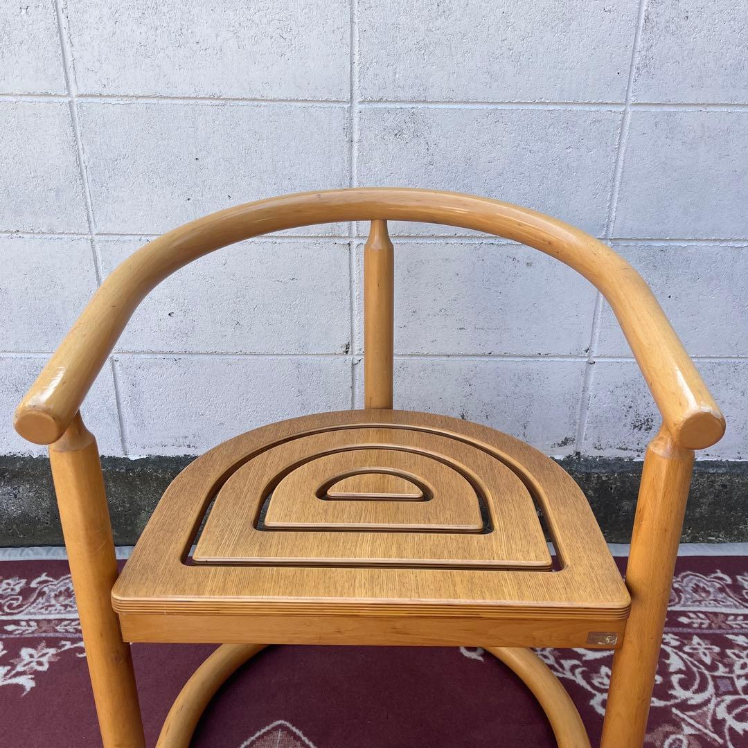 古家具ビンテージ品◾️National 木製家具 アームチェア 木製チェア