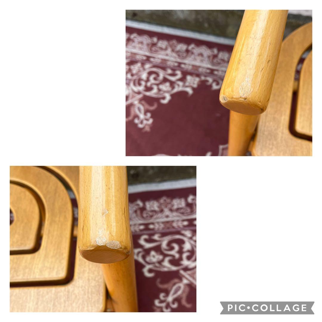 古家具ビンテージ品◾️National 木製家具 アームチェア 木製チェア