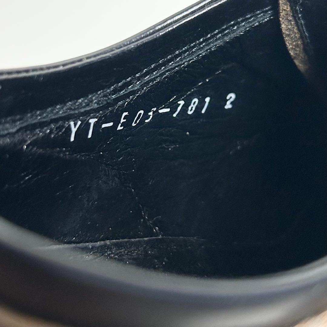 【希少】Y's(ワイズ)ヨウジヤマモト/レースアップレザーシューズ/3ホール/黒