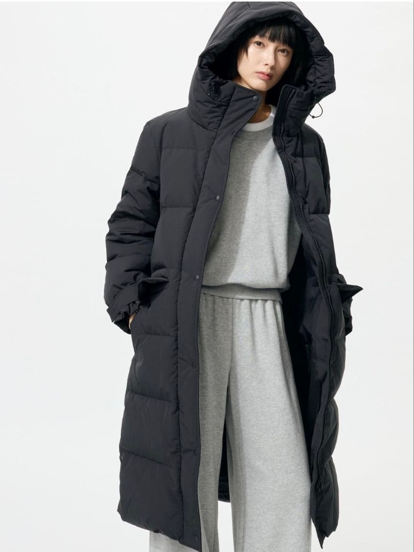 【新品未使用】ウルトラウォームダウンロングコート+ ホワイト S