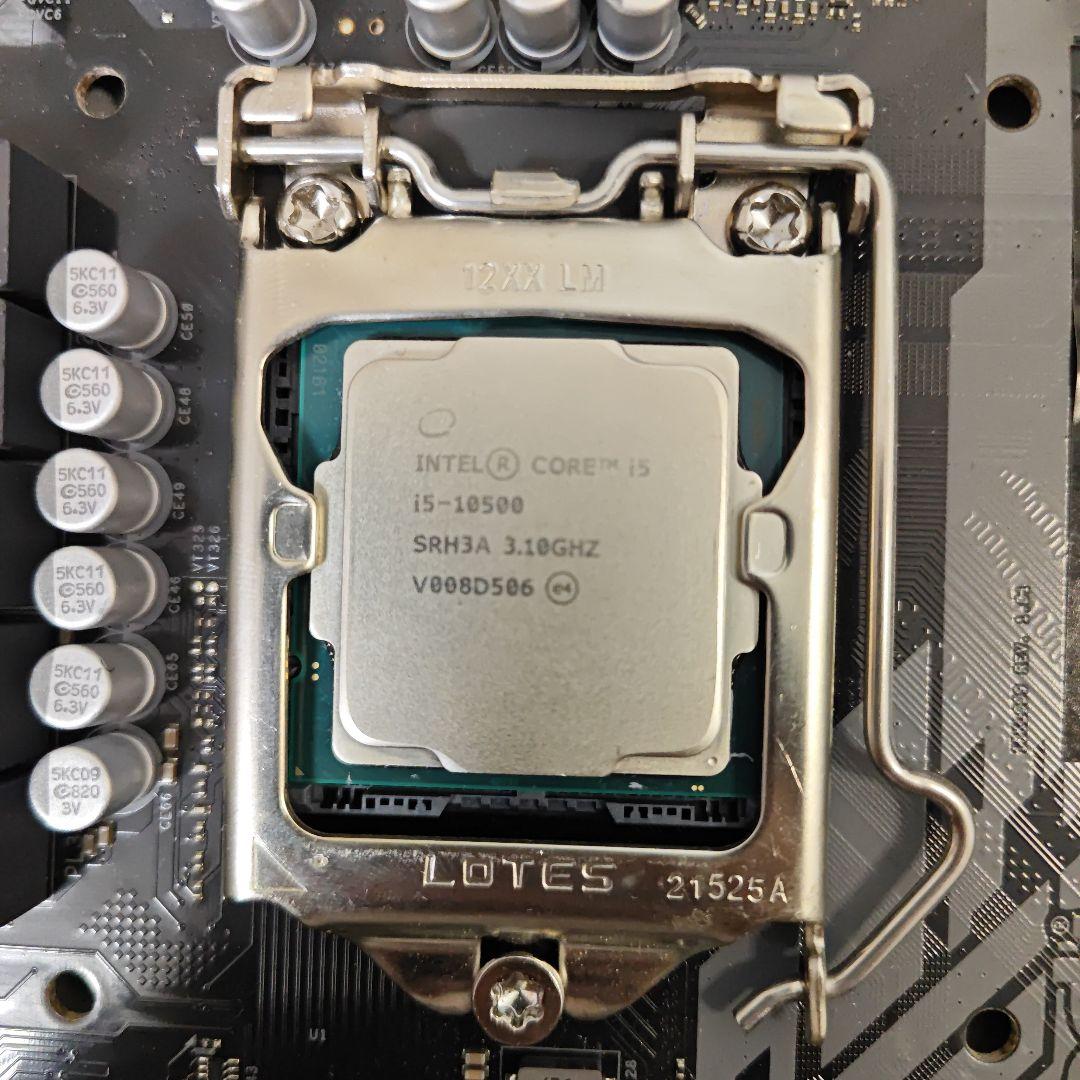 マザーボード Core i5 10500 & ASRock H510M-HDV/M.2