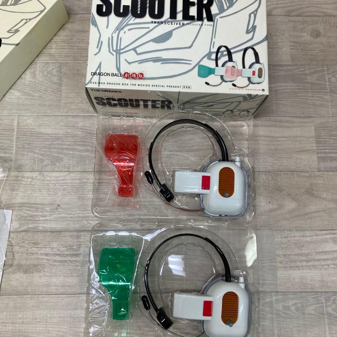 未使用 ドラゴンボール 劇場版 DVD DRAGON BOX スカウター3台付き